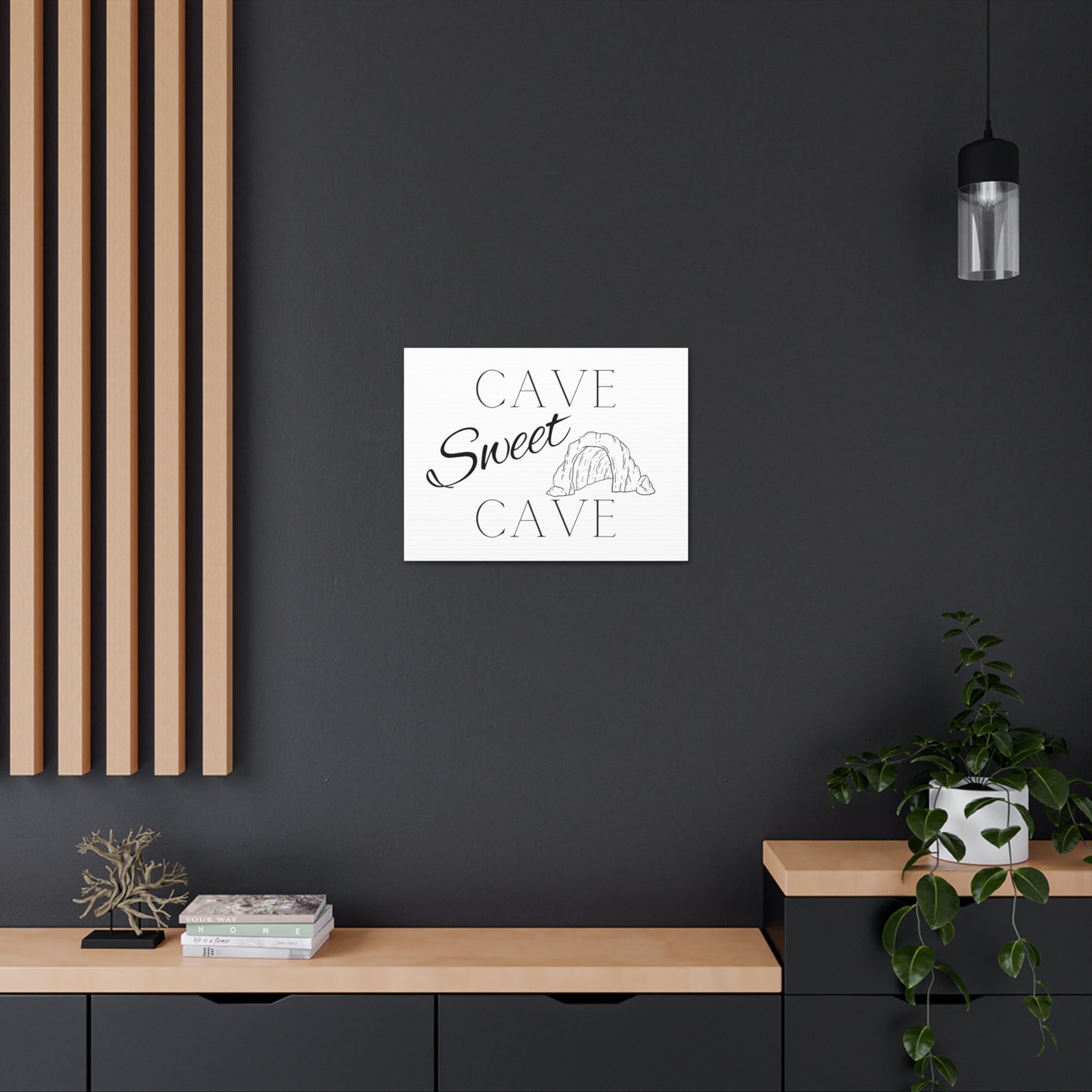 Cave Sweet Cave Canvas Gallery Wrap - multiple sizes