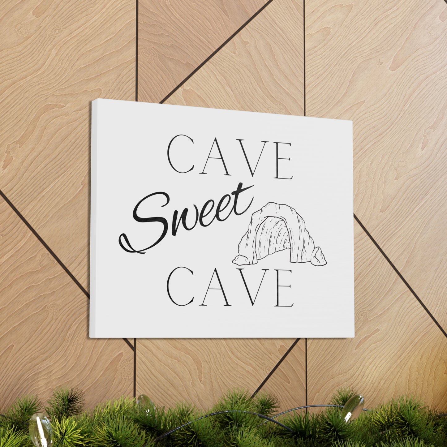 Cave Sweet Cave Canvas Gallery Wrap - multiple sizes