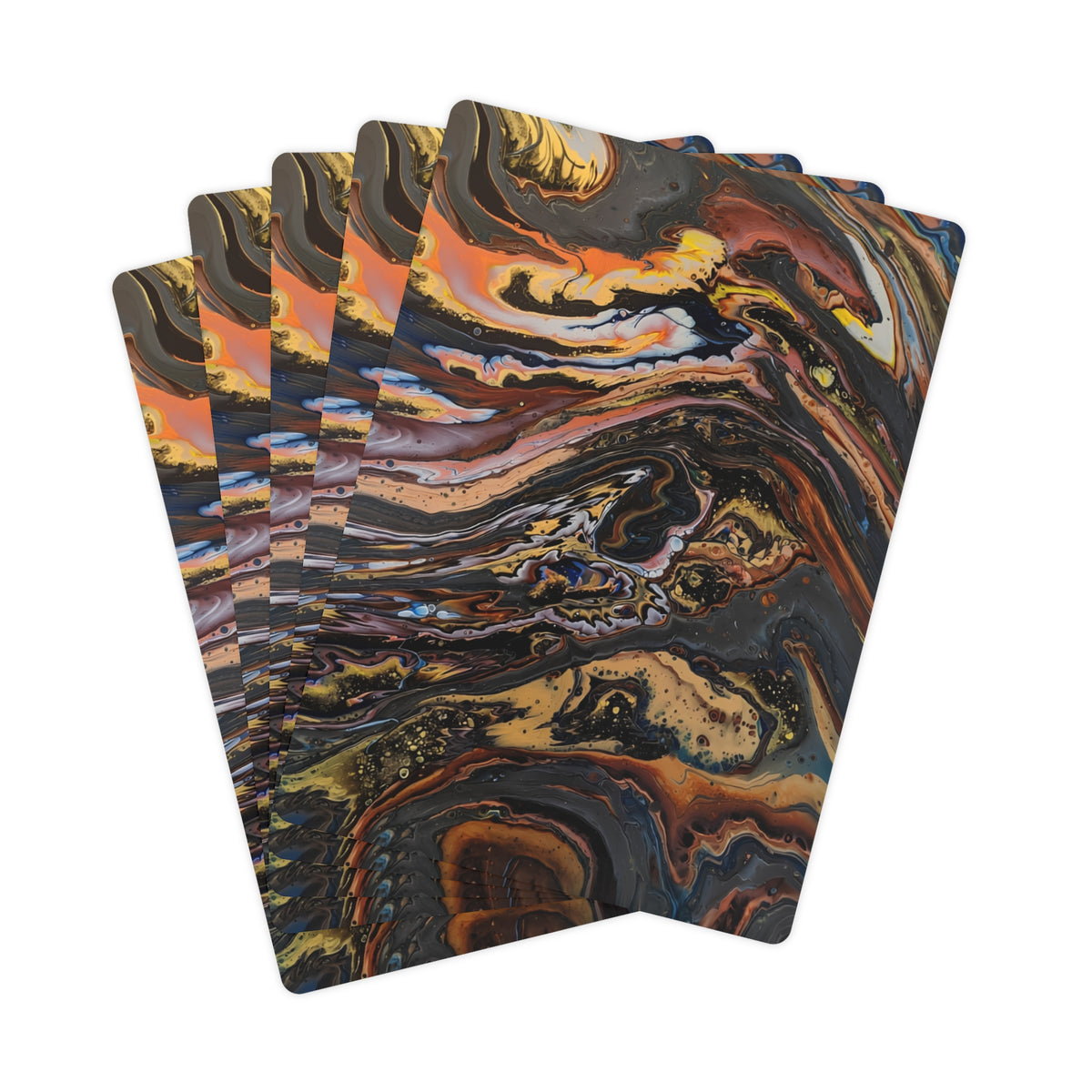"Rising" Poker Cards