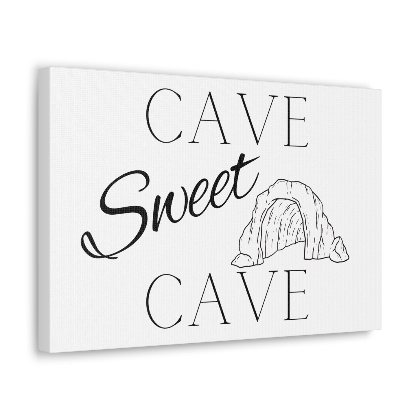 Cave Sweet Cave Canvas Gallery Wrap - multiple sizes